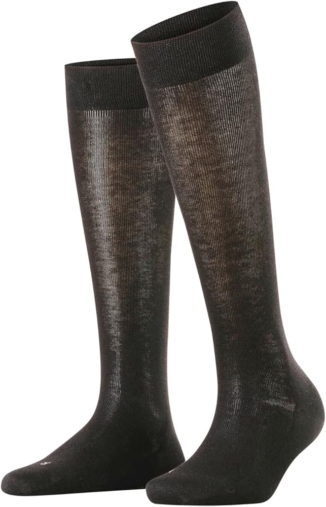 FALKE Women's Sensitive London Knee-High Socks, Knee-High, Lightweight Soft Knit, Breathable, Skin-Friendly, Cotton