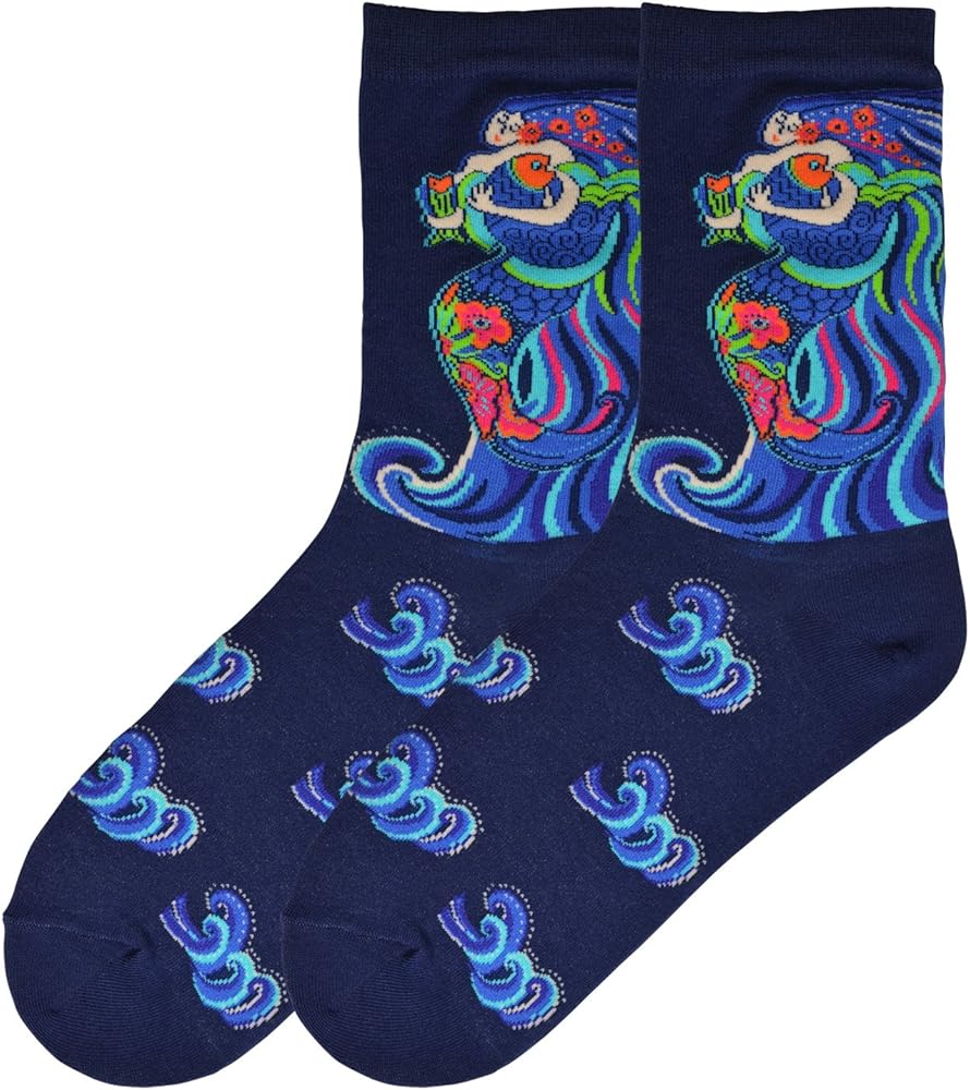 K. Bell Women's Sealife Fun Novelty Knee High Socks