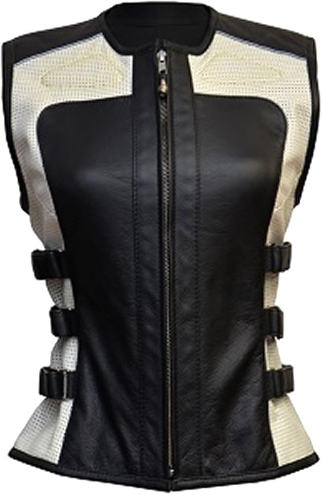 Women's Fashion Stylish Biker Leather Vest