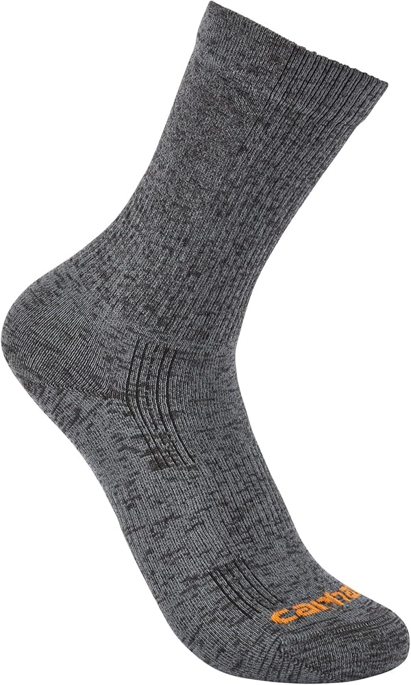 Carhartt Women's Lightweight Durable Nylon Blend Short Crew Sock