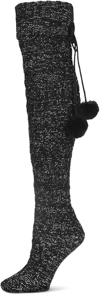 Women's Interdiamond Chunky Knit Over The Knee Warm Sock