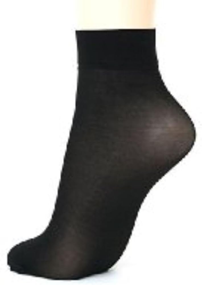 TRY ON Disposable SOCKS PEDS FOOTIES DISPOSABLE NYLON SLIP ON SOCKS FOR GUEST WOMENS MENS BLACK NUDE COLOR