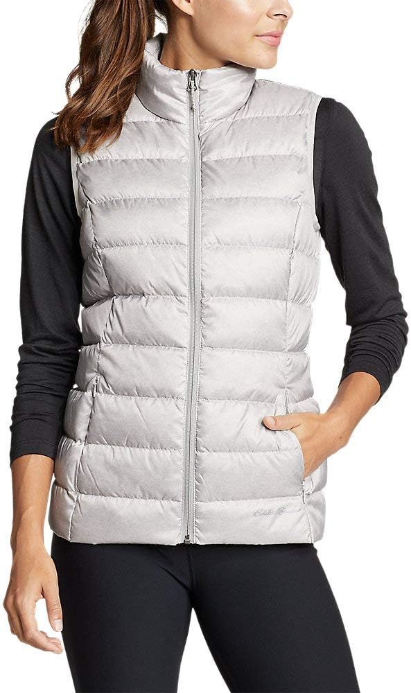 Eddie Bauer Women's CirrusLite Down Vest, Lt Gray Regular L