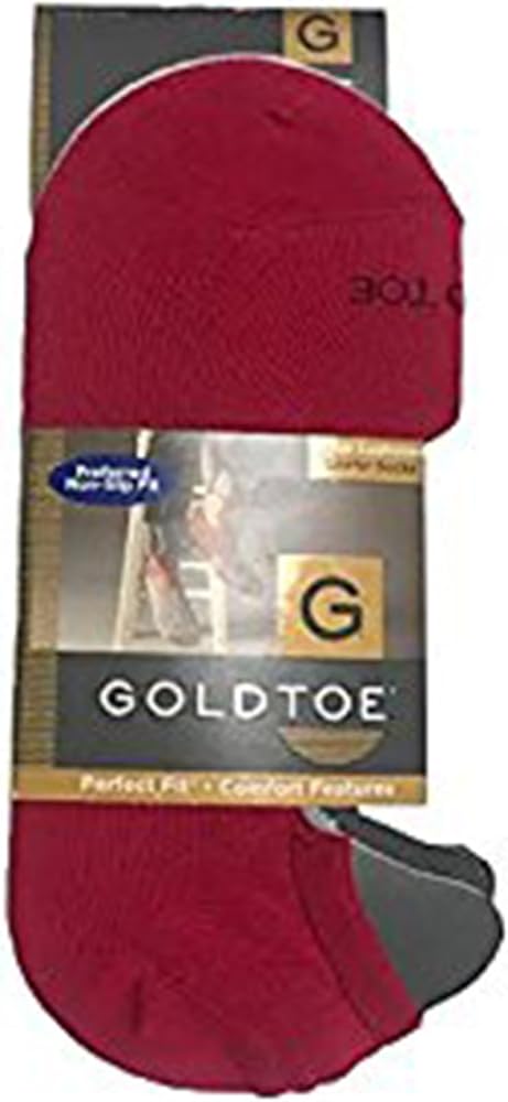 Gold Toe Cushioned Loafer Non-Slip Liner Socks 3 Pair