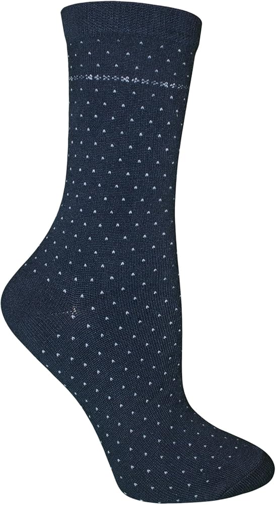 Fruit of the Loom Women's 1 Pair Pack Dot Crew Sock