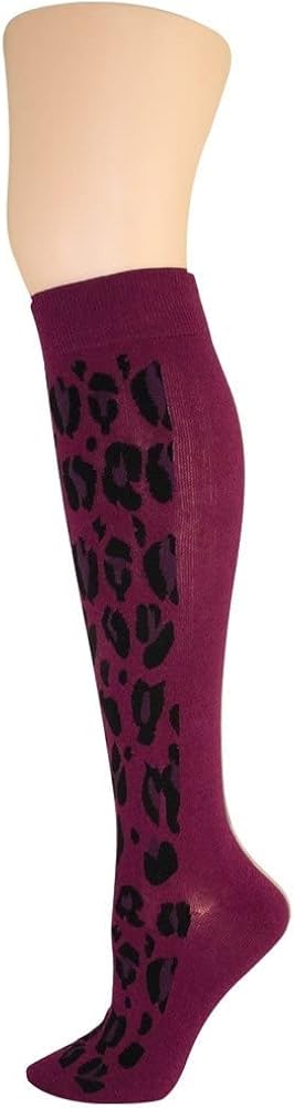 MeMoi Wild Side Cotton Blend Knee High Sock